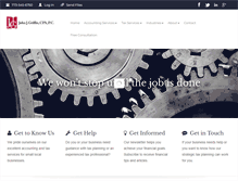 Tablet Screenshot of johngriffincpa.com